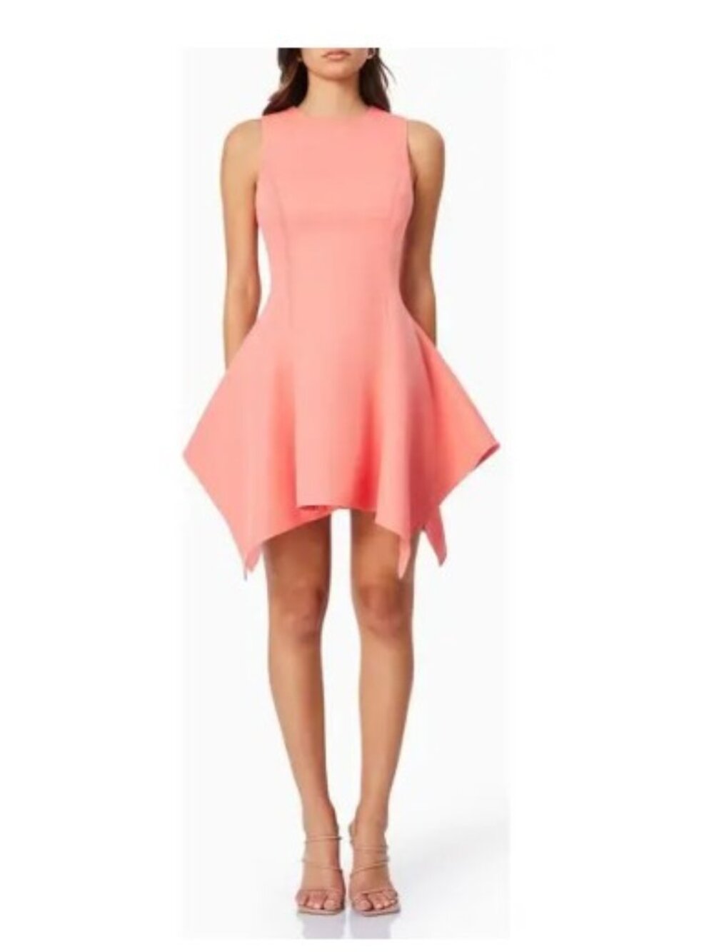 Elliatt Brianite Fit & Flare Mini Dress in Coral